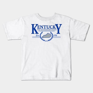 Kentucky The Bluegrass State 90's Style Kids T-Shirt